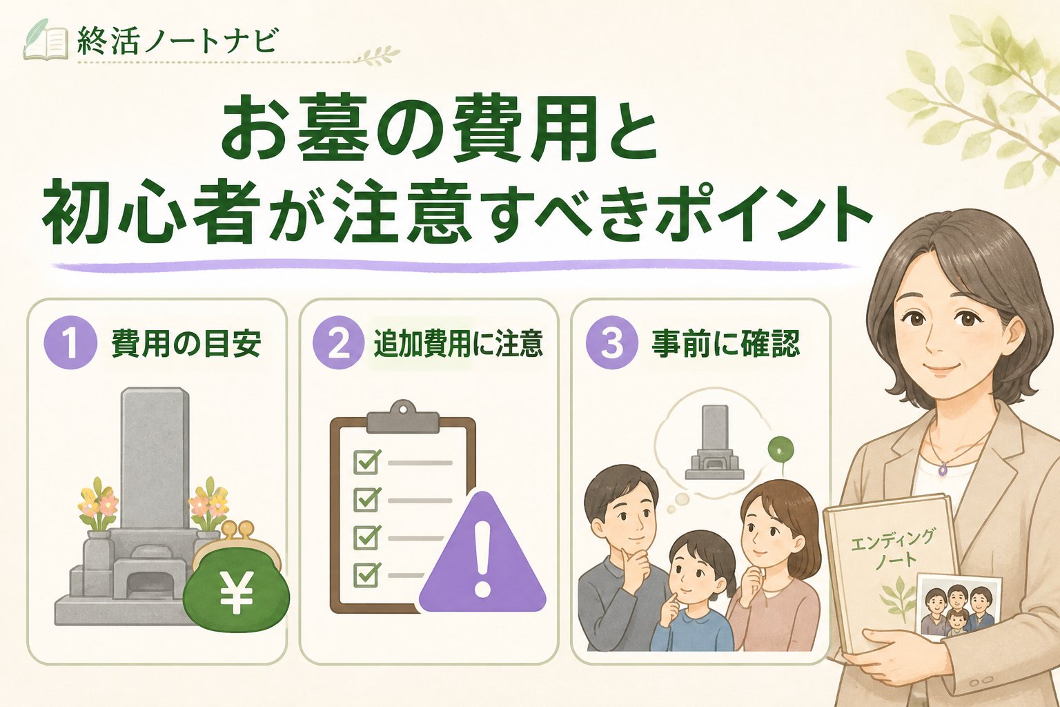 葬儀 お墓の費用と初心者が注意すべきポイント