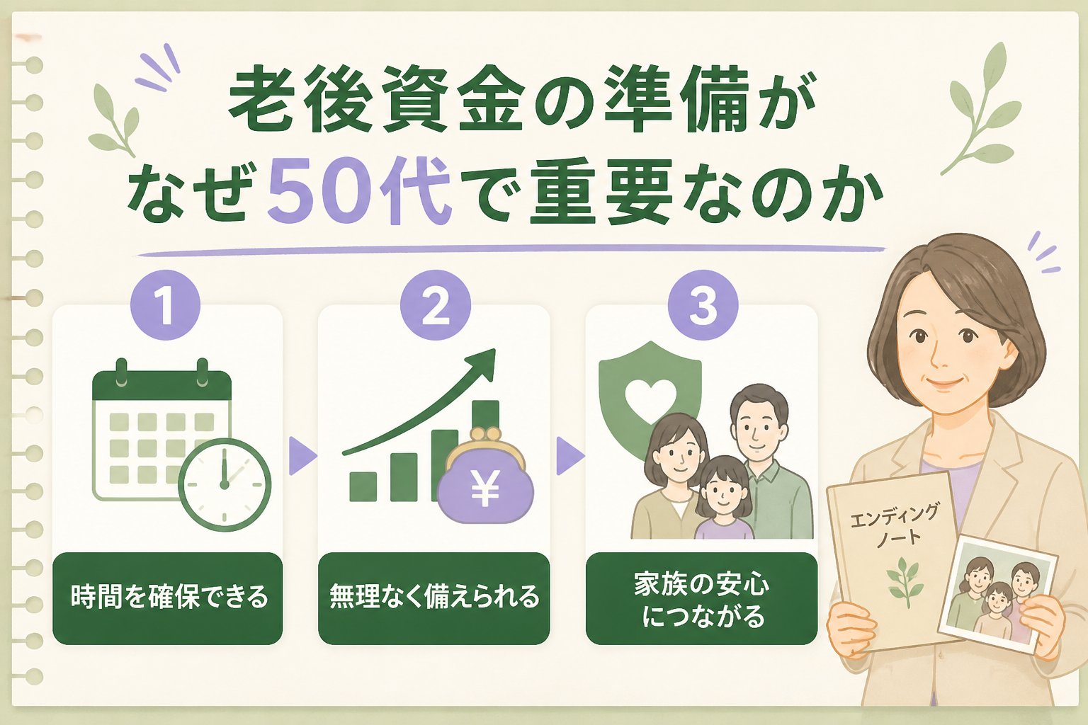 老後資金 老後資金の準備がなぜ50代で重要なのか