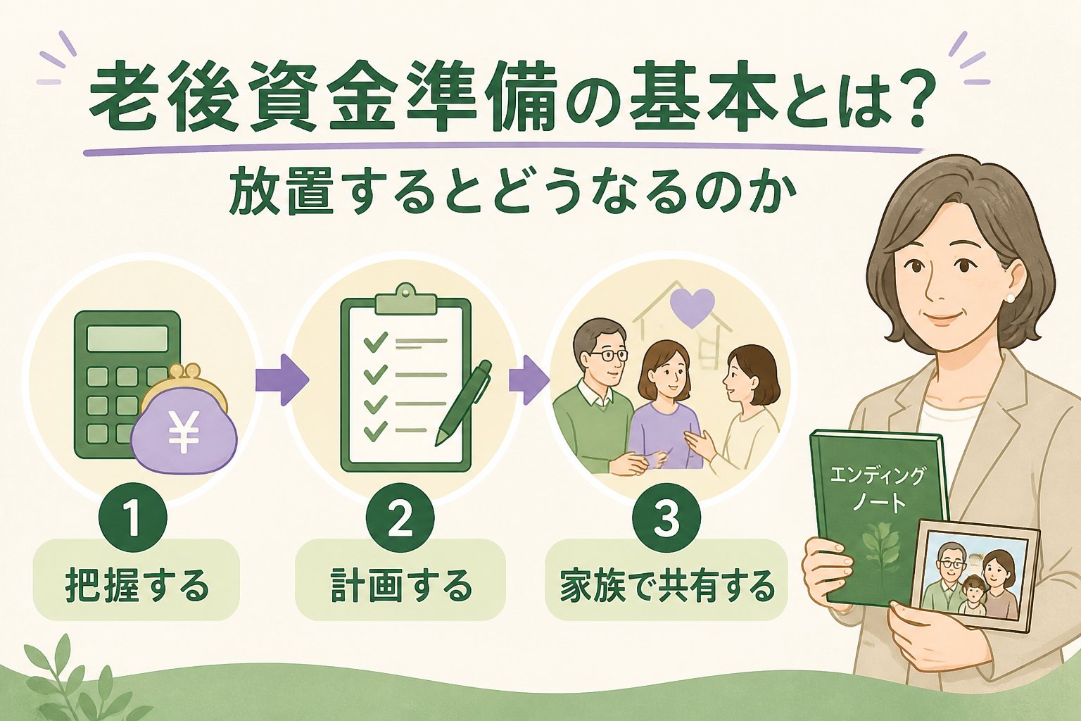 老後資金 老後資金準備の基本とは？放置するとどうなるのか