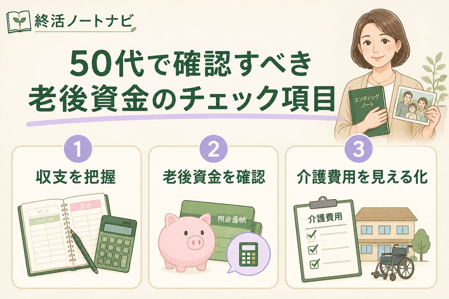 老後資金 50代で確認すべき老後資金のチェック項目