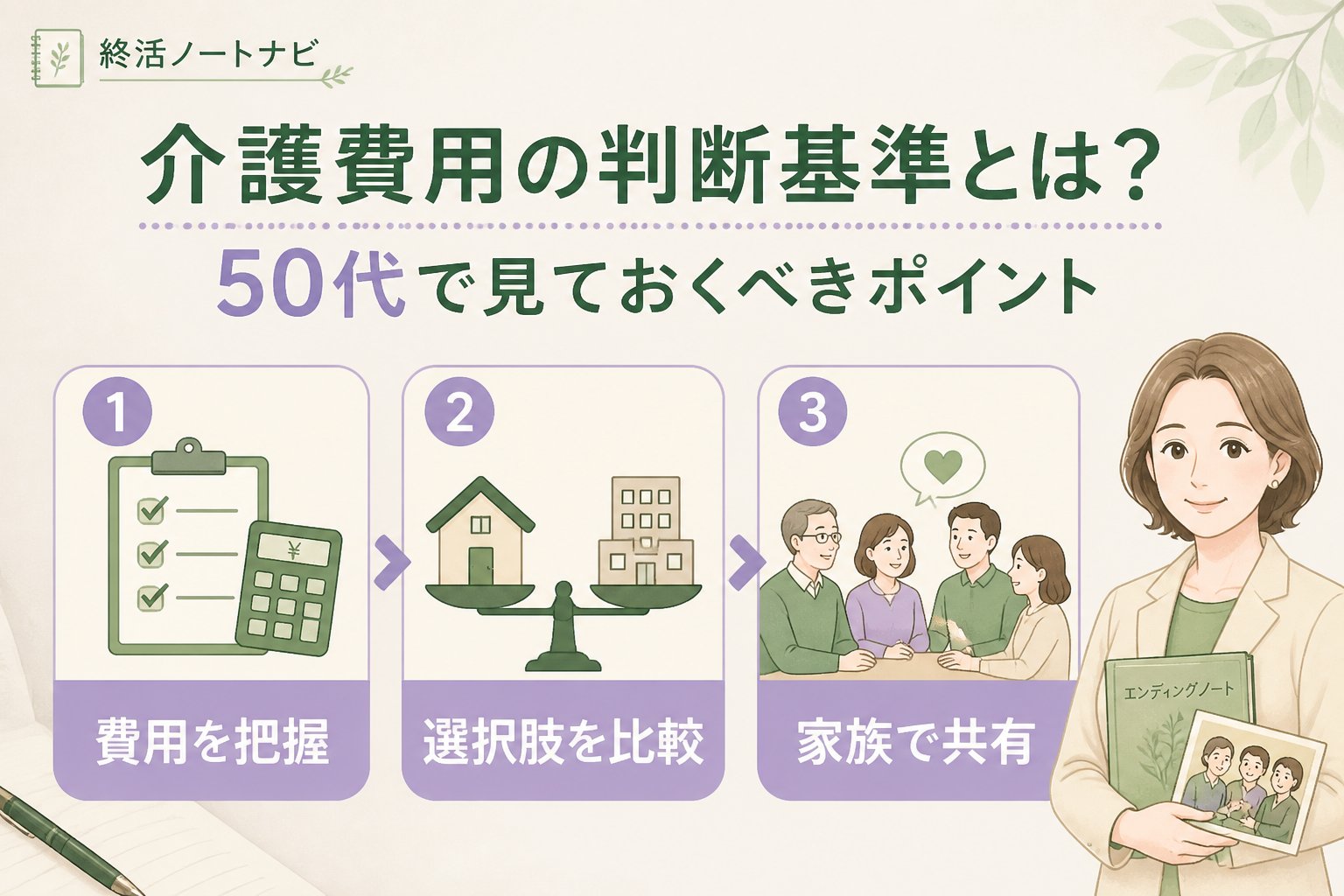 老後資金 介護費用の判断基準とは？50代で見ておくべきポイント