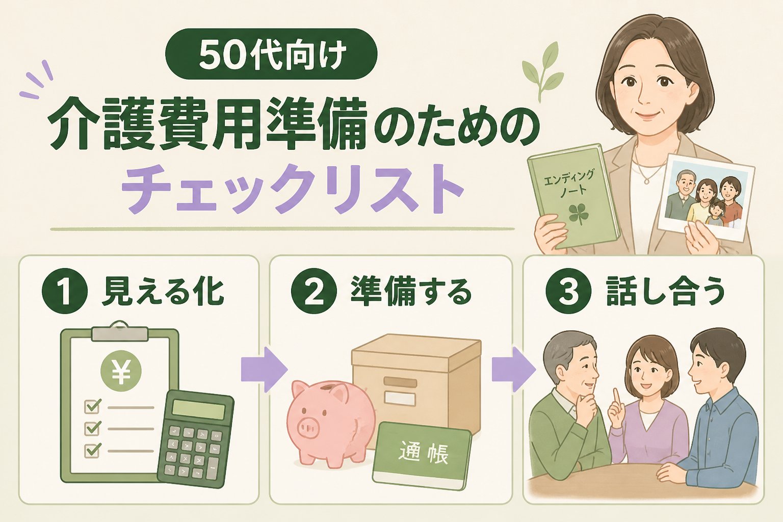 老後資金 介護費用準備のための50代向けチェックリスト
