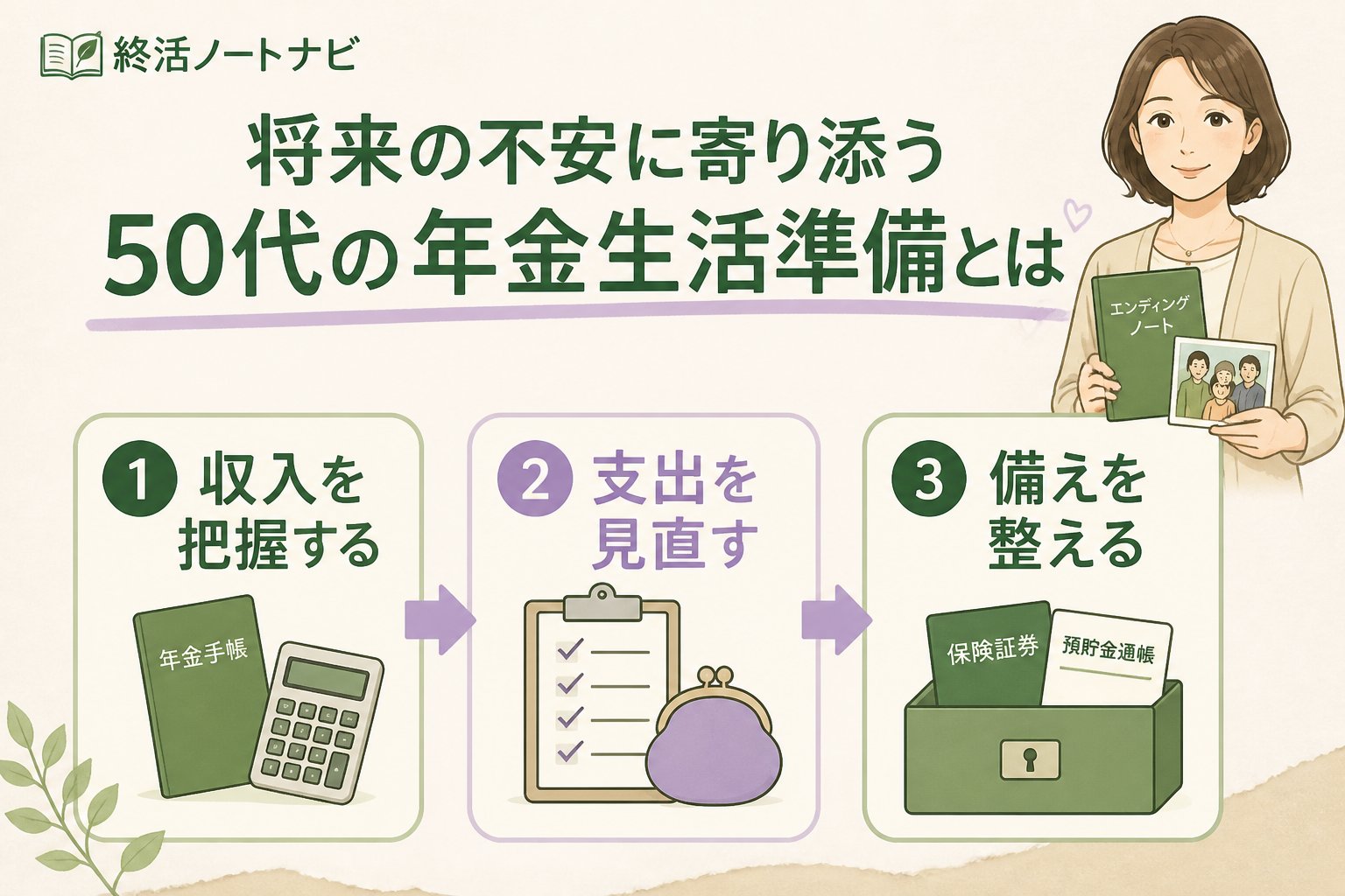 老後資金 将来の不安に寄り添う50代の年金生活準備とは