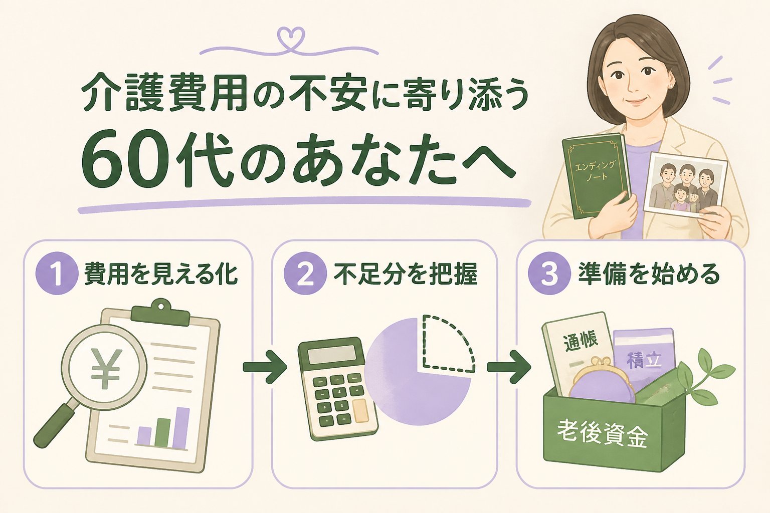 老後資金 介護費用の不安に寄り添う60代のあなたへ