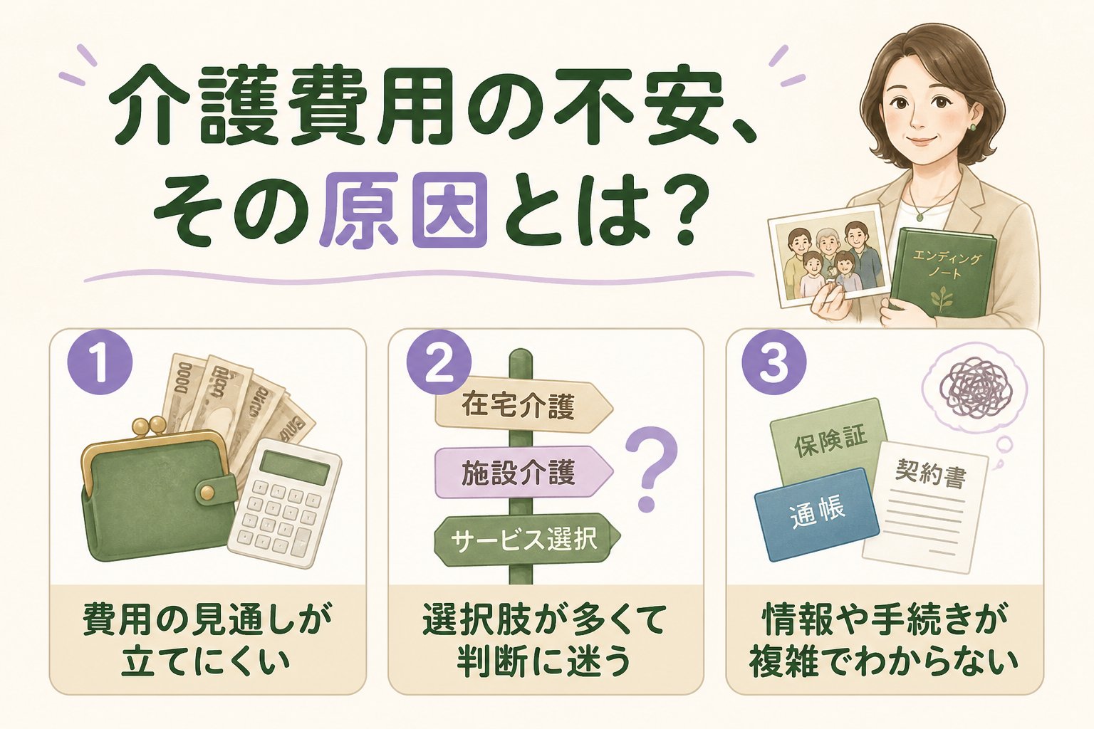 老後資金 介護費用の不安、その原因とは？
