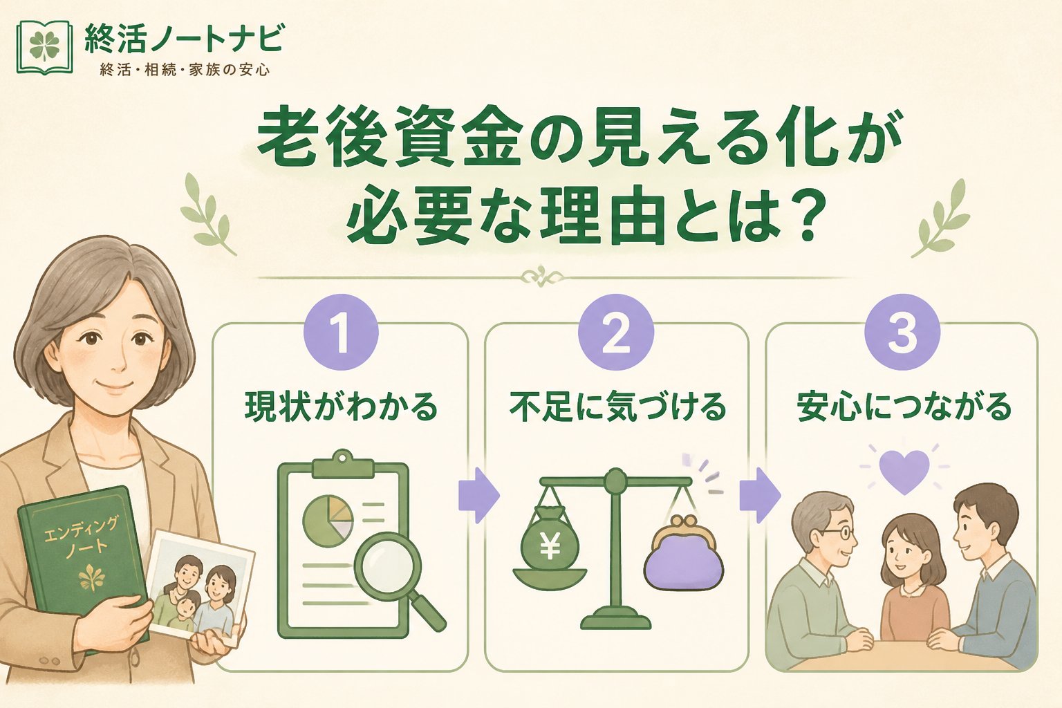 老後資金 老後資金の見える化が必要な理由とは？