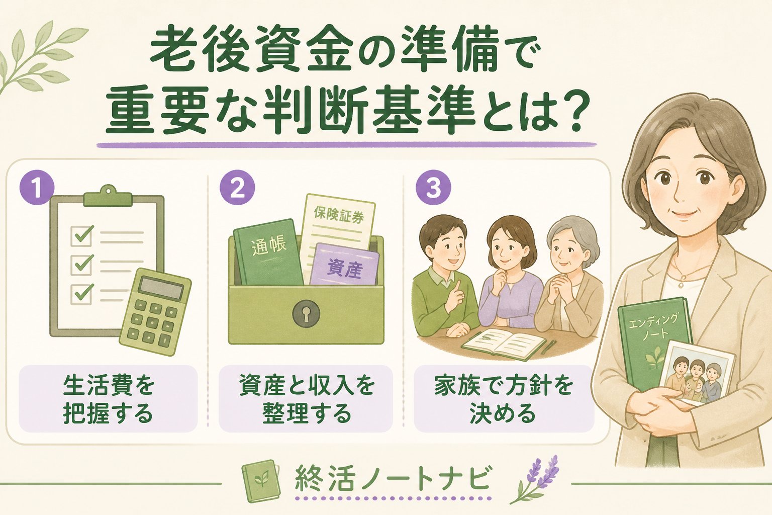 老後資金 老後資金の準備で重要な判断基準とは？