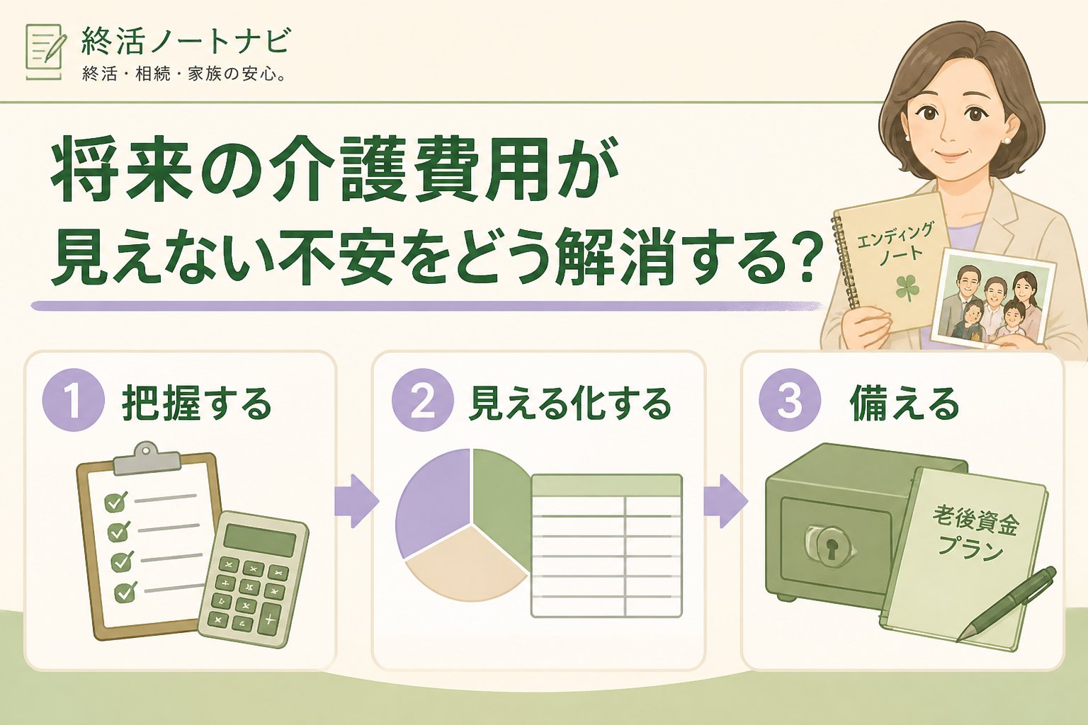 老後資金 将来の介護費用が見えない不安をどう解消する？