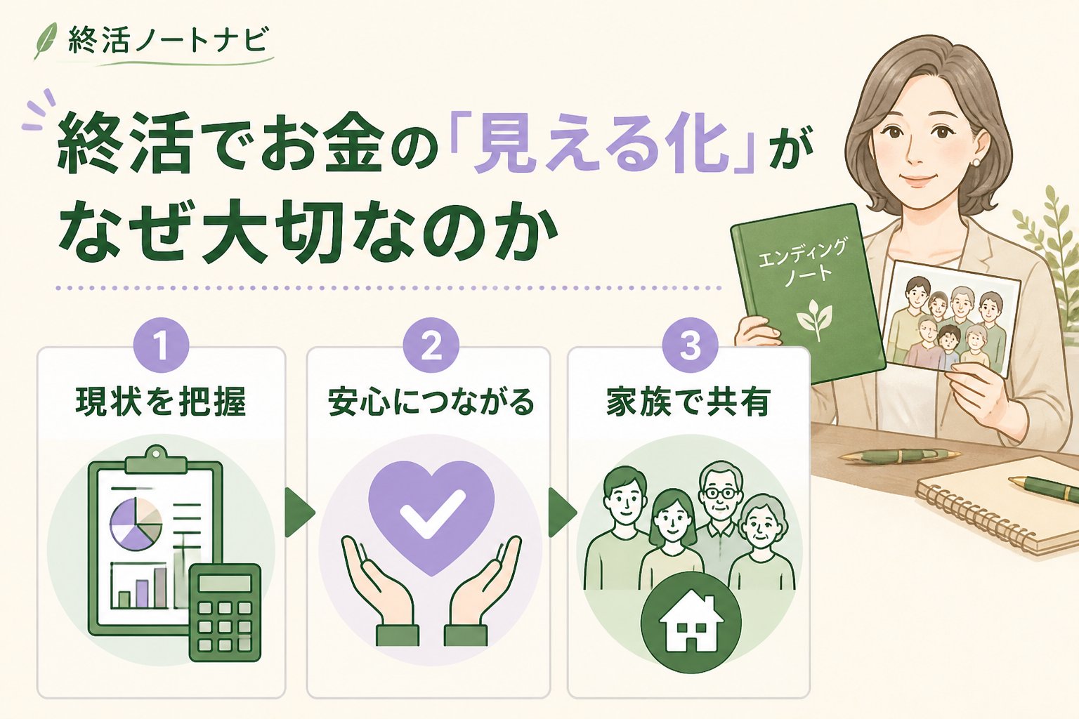 老後資金 終活でお金の「見える化」がなぜ大切なのか