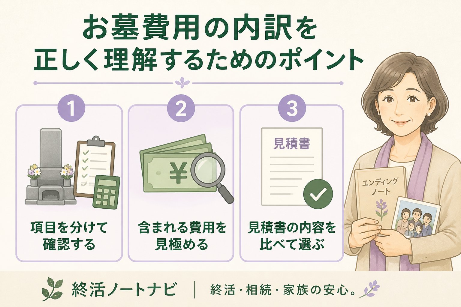 葬儀 お墓費用の内訳を正しく理解するためのポイント