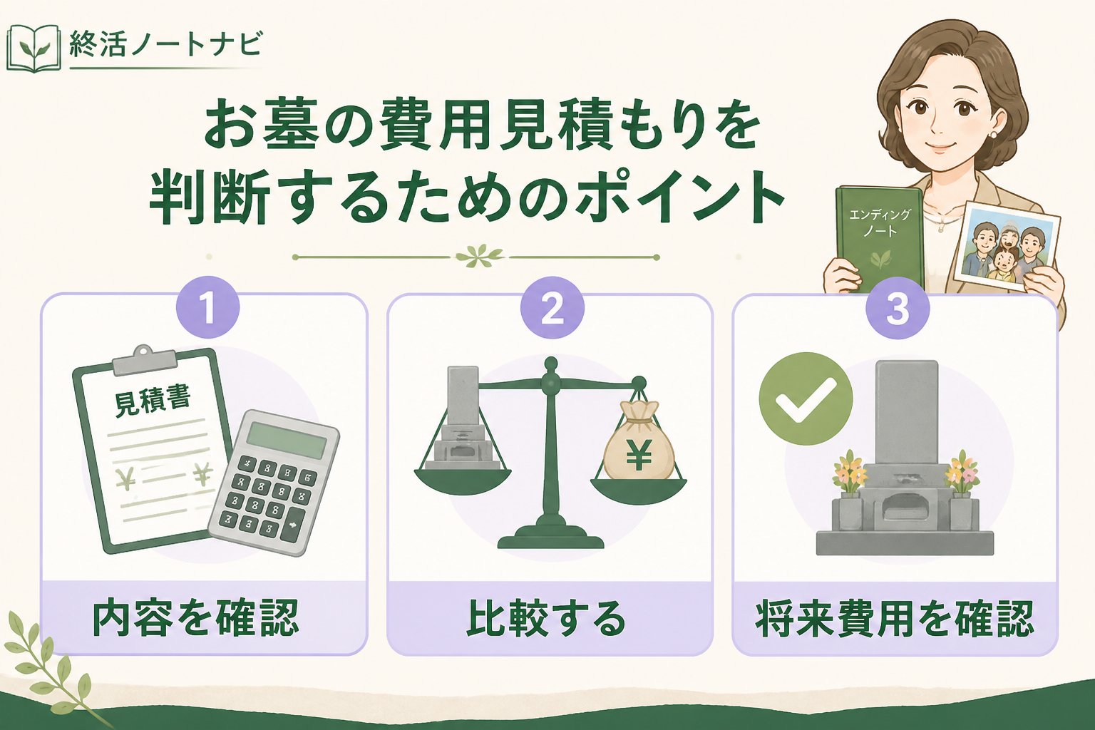 葬儀 お墓の費用見積もりを判断するためのポイント