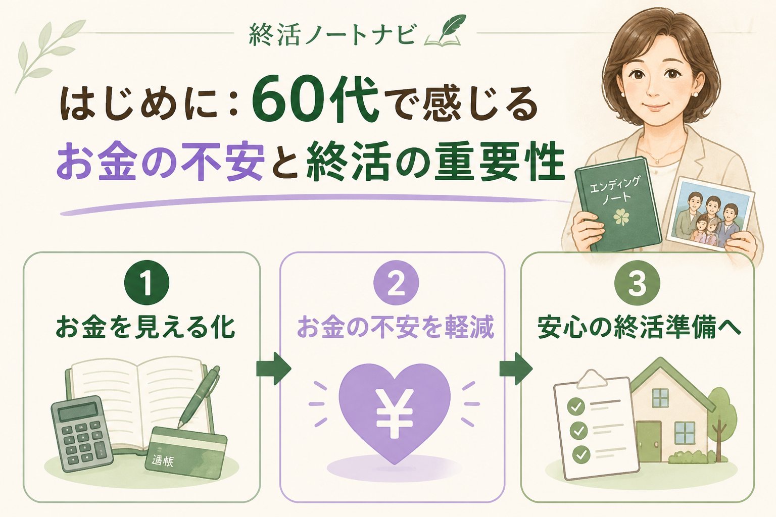 老後資金 はじめに：60代で感じるお金の不安と終活の重要性