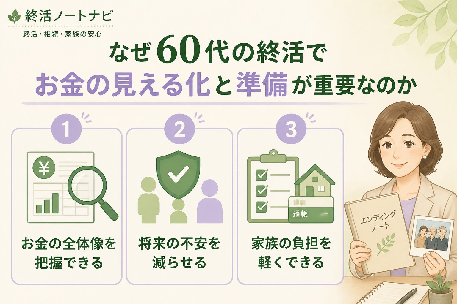 老後資金 なぜ60代の終活でお金の見える化と準備が重要なのか
