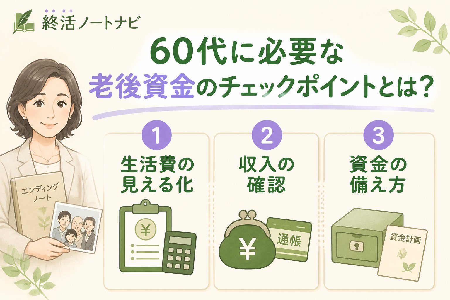 老後資金 60代に必要な老後資金のチェックポイントとは？