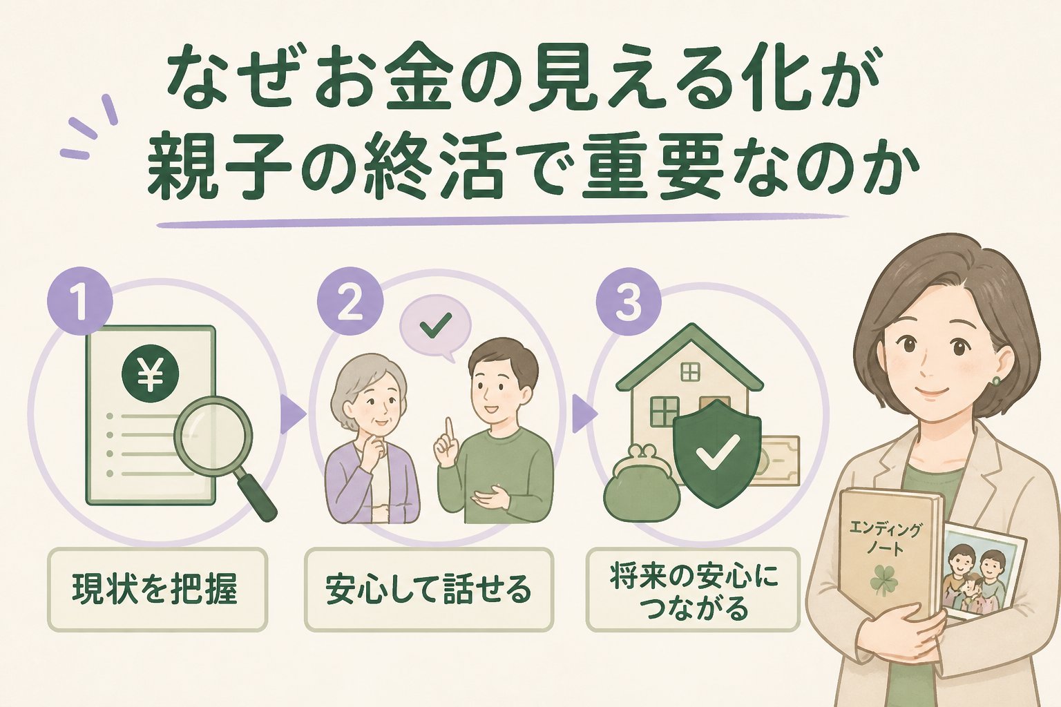 老後資金 なぜお金の見える化が親子の終活で重要なのか