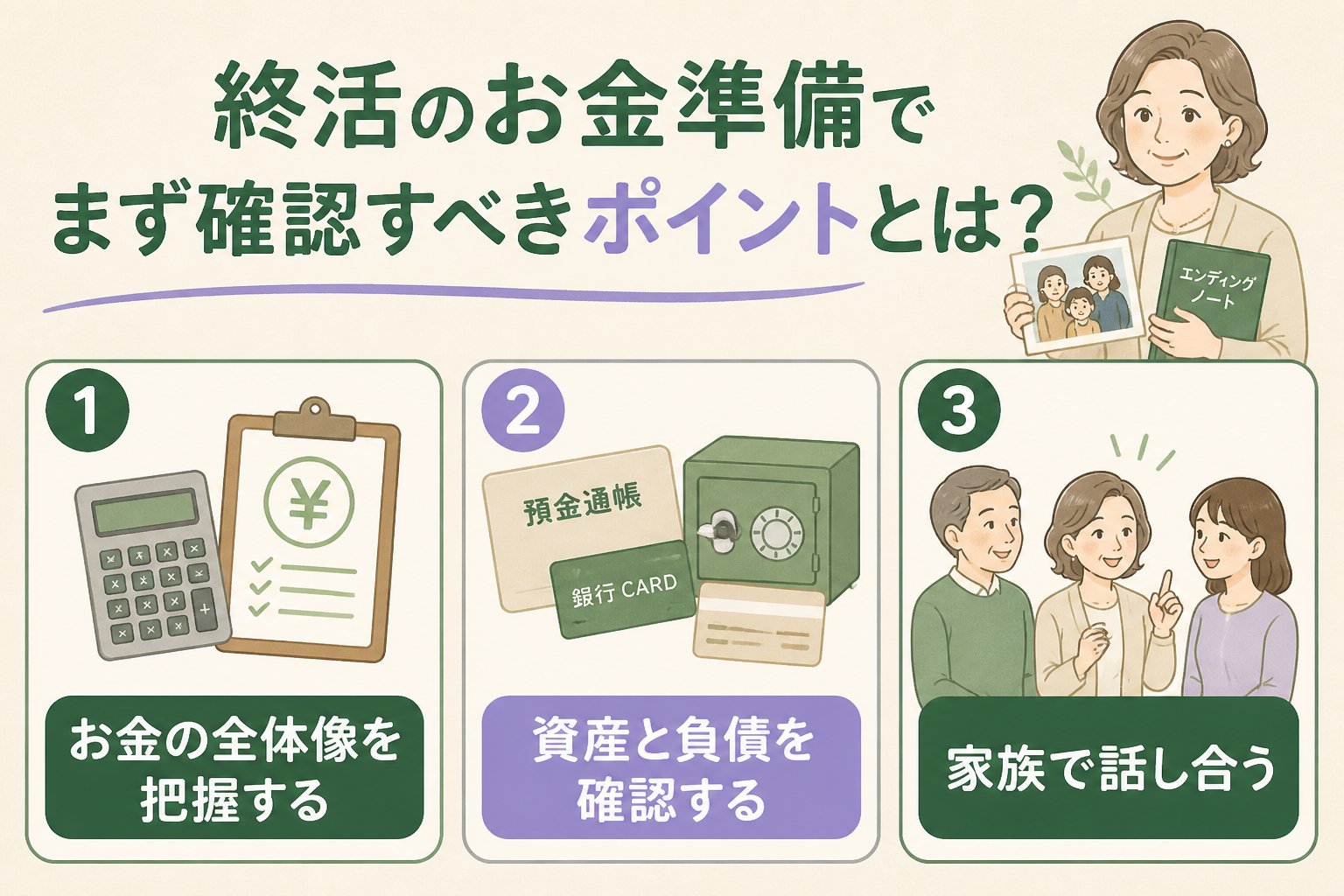 老後資金 終活のお金準備でまず確認すべきポイントとは？親子での判断基準