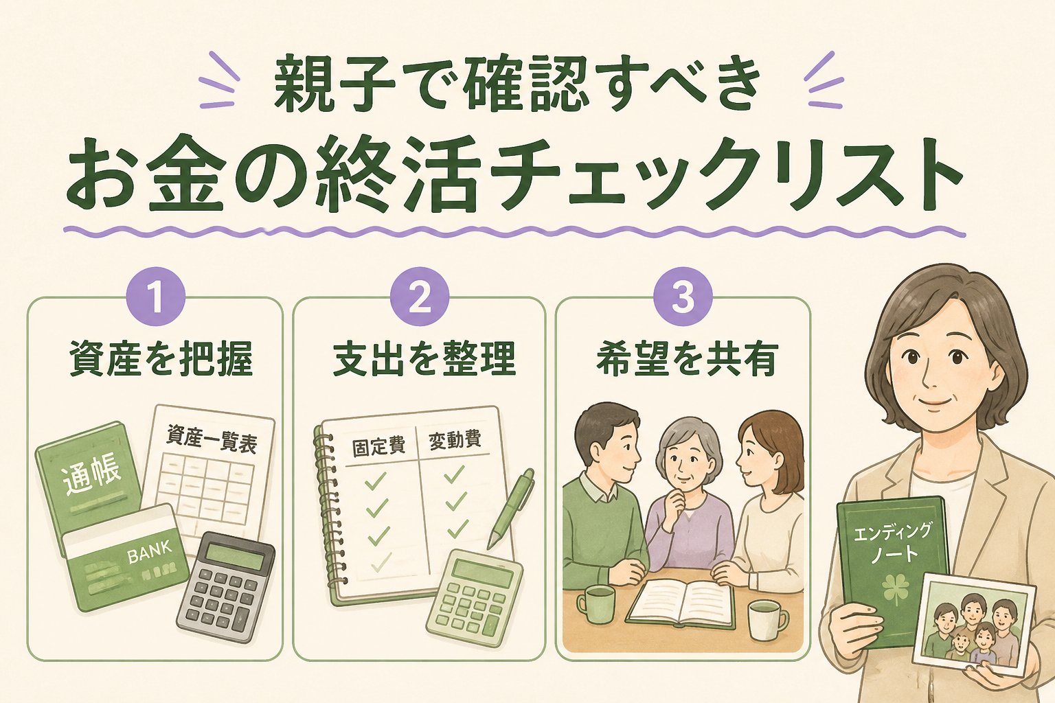老後資金 親子で確認すべきお金の終活チェックリスト