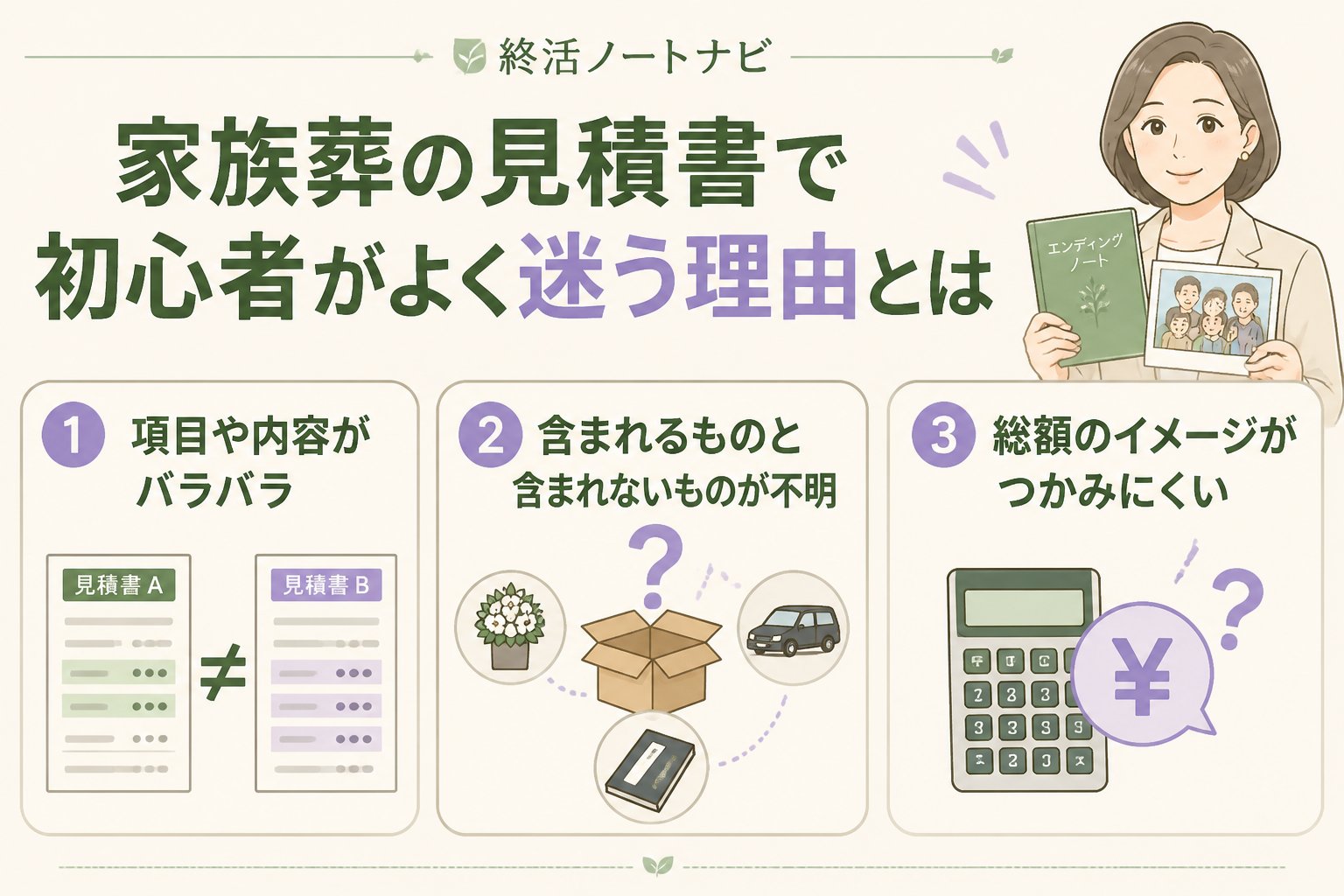 葬儀 家族葬の見積書で初心者がよく迷う理由とは