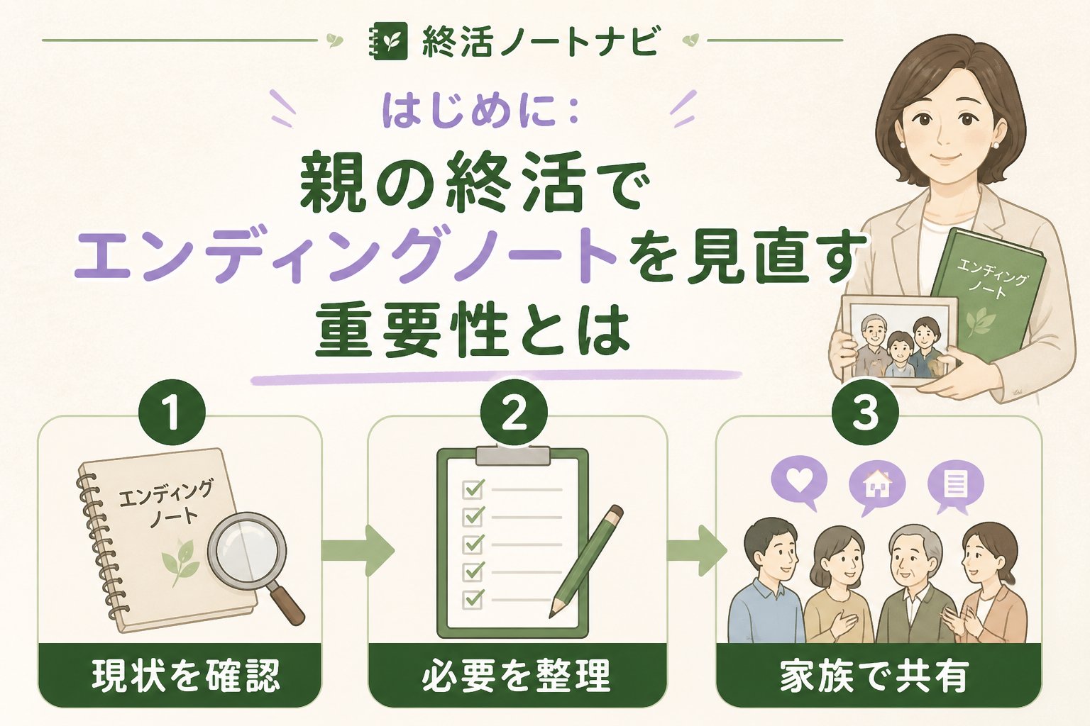 エンディングノート はじめに：親の終活でエンディングノートを見直す重要性とは