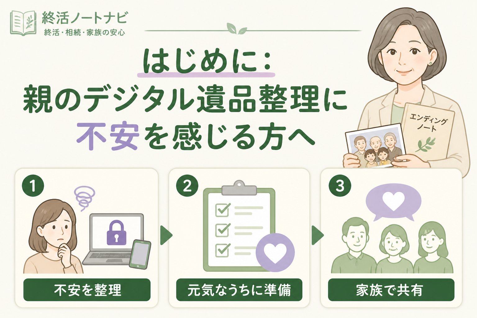 相続 はじめに:親のデジタル遺品整理に不安を感じる方へ