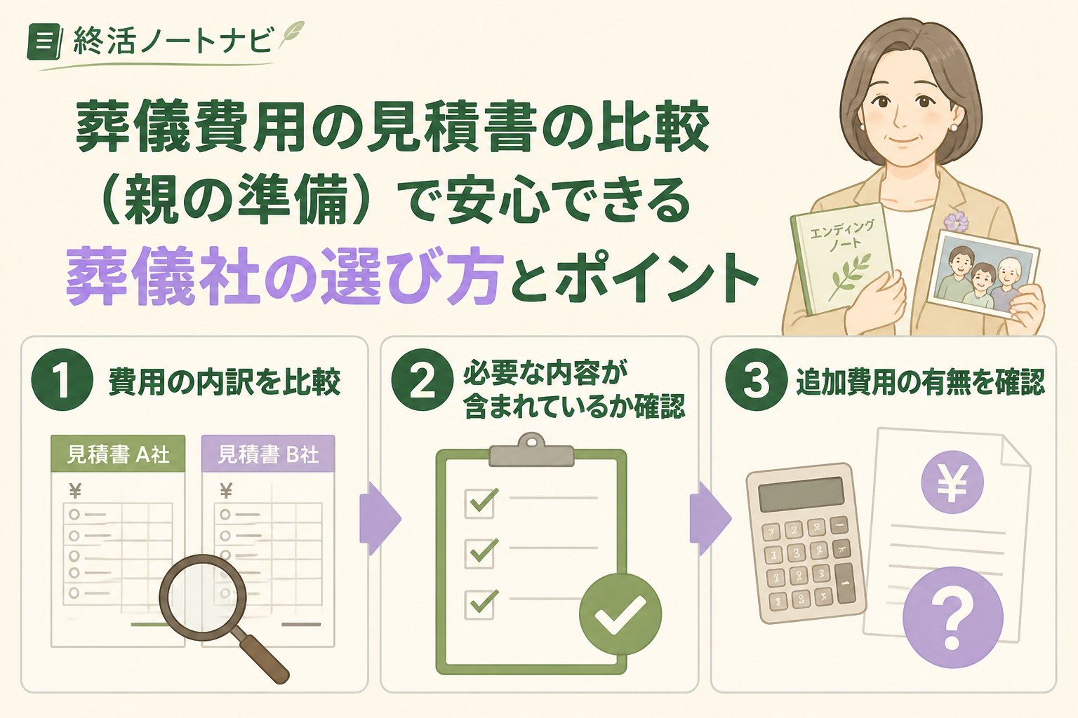 葬儀 葬儀費用親の準備見積書比較の基本知識と注意点