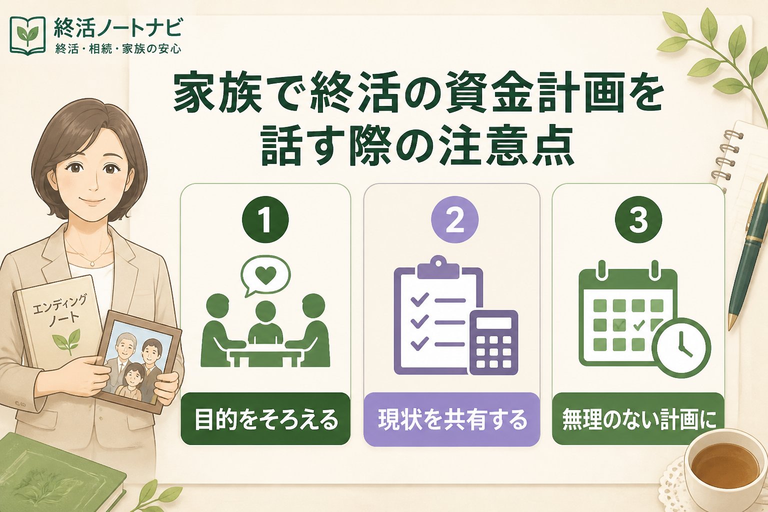 老後資金 家族で終活の資金計画を話す際の注意点