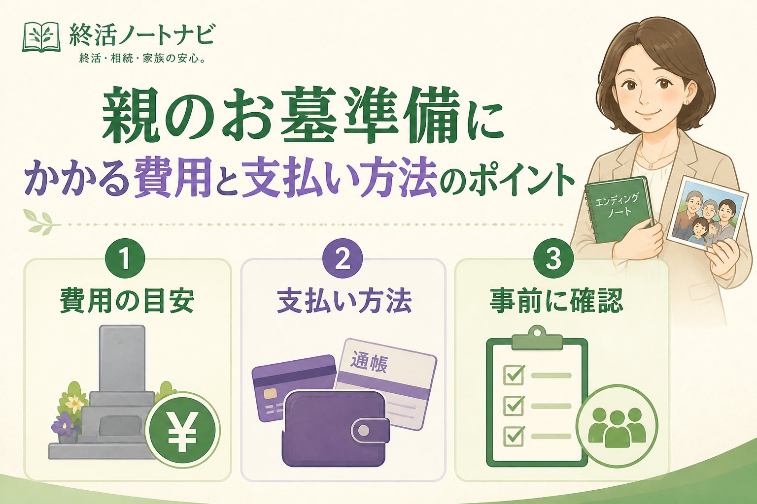 葬儀 親のお墓準備にかかる費用と支払い方法のポイント