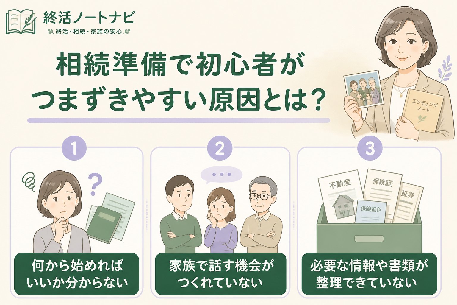 相続 相続準備で初心者がつまずきやすい原因とは?