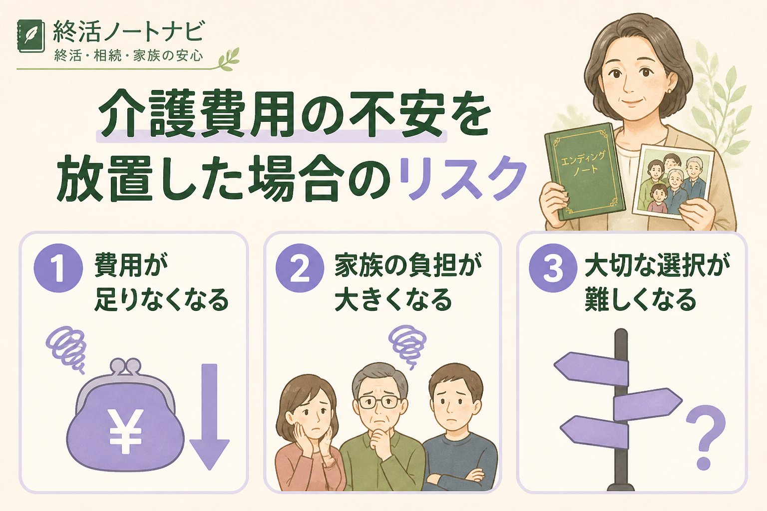 老後資金 介護費用の不安を放置した場合のリスク